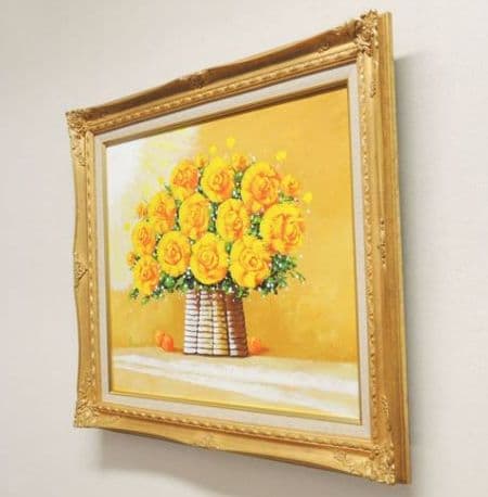 黄色いばら　油絵