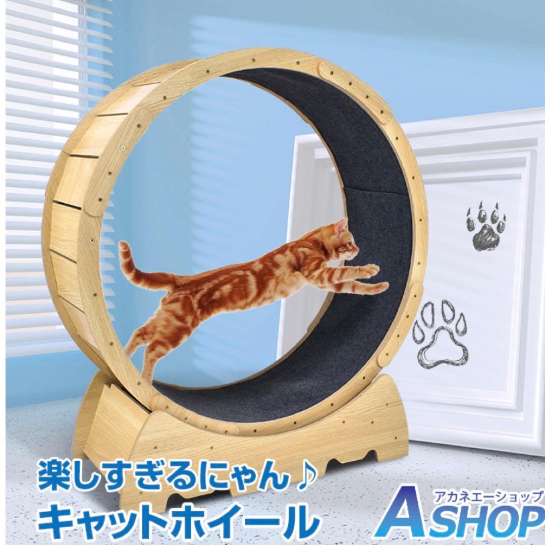 Naviconvex キャットホイール 猫 回し車 室内飼い猫の運動不