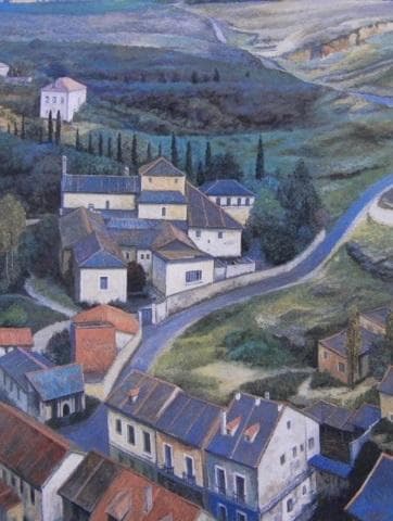 西嶋俊親、【丘陵聲（SEGOVIA)】、希少な額装用画集より