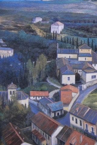 西嶋俊親、【丘陵聲（SEGOVIA)】、希少な額装用画集より