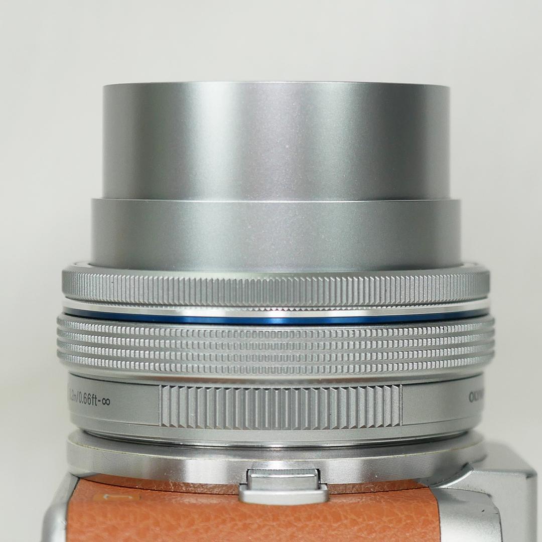 OLYMPUS電動パンケーキレンズ M.ZUIKO 14-42mm silver