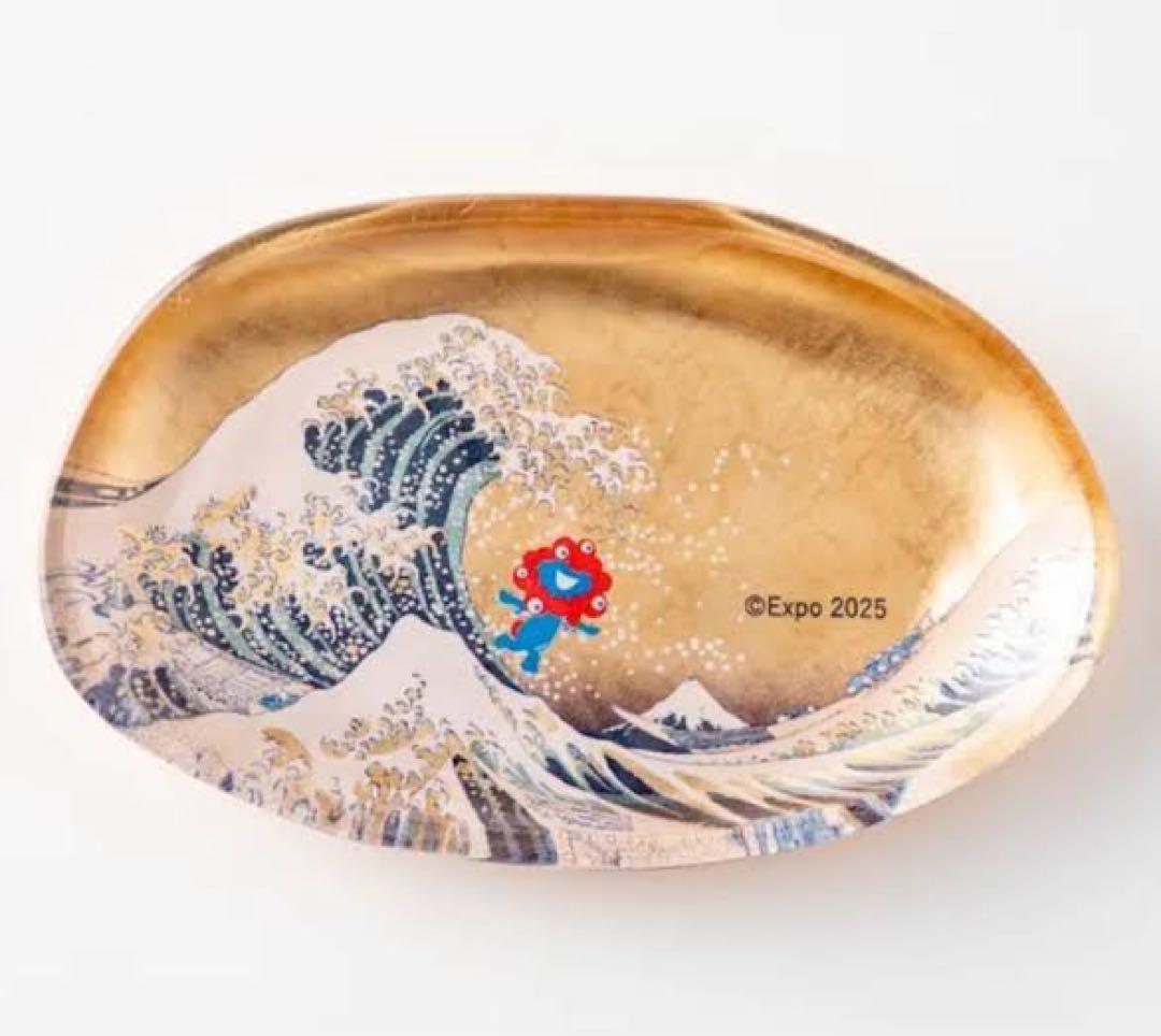 関西万博 ミャクミャク × 葛飾北斎 ガラストレー - メルカリ