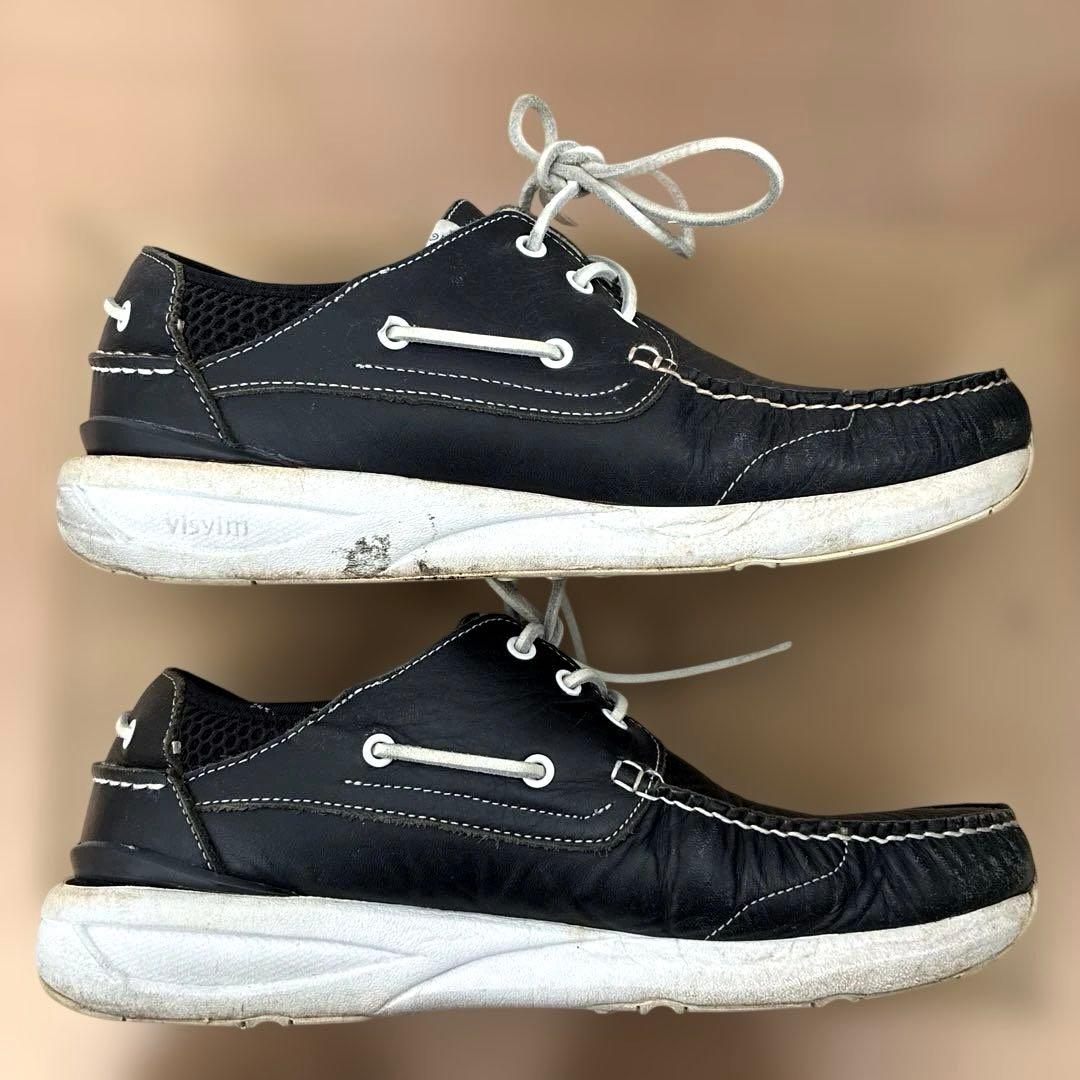 visvim ビスビム hockney 9（約27cm）デッキシューズ 黒 - メルカリ