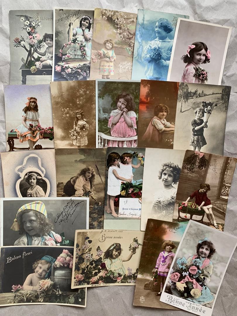 アンティークポストカード　海外紙もの