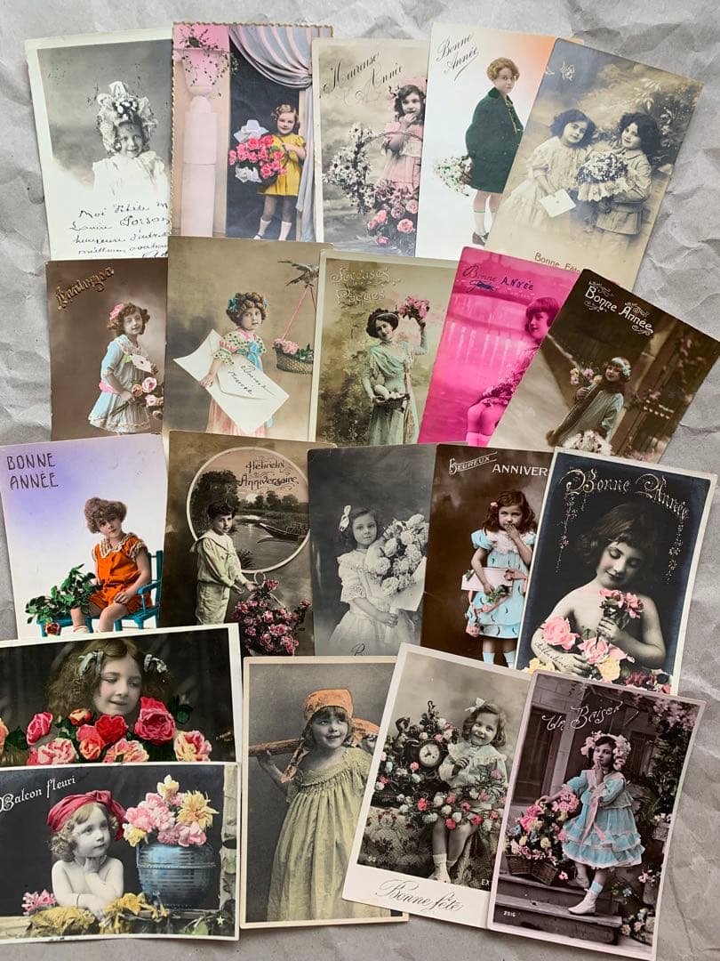 アンティークポストカード　海外紙もの