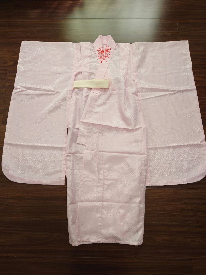 正絹　七五三　着物　長襦袢セット　黒　手毬　宝尽し