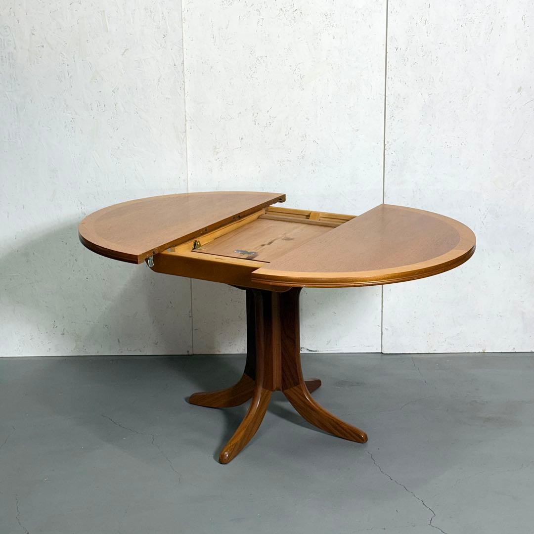 【キヨ】Parker Knoll ラウンドエクステンションテーブル