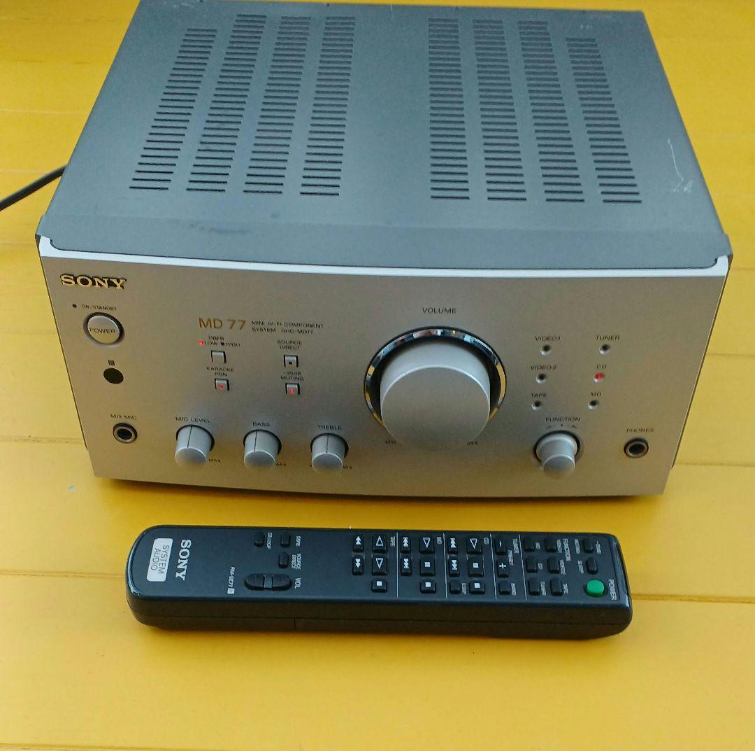 SONY MD 77 プリメインアンプ TA-MS77