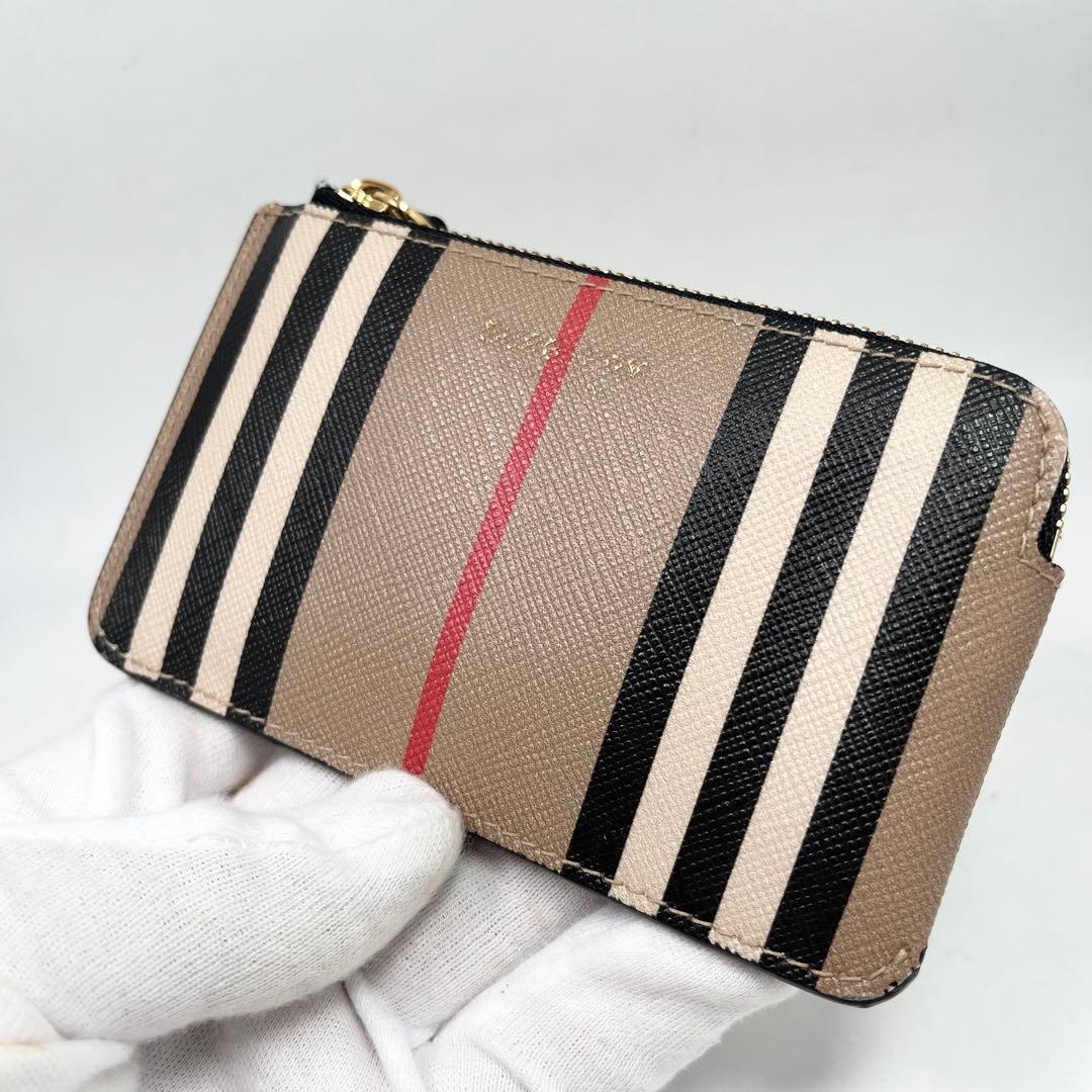 【美品】バーバリー　パース　小銭入れ　キーホルダー　ノバチェック　希少