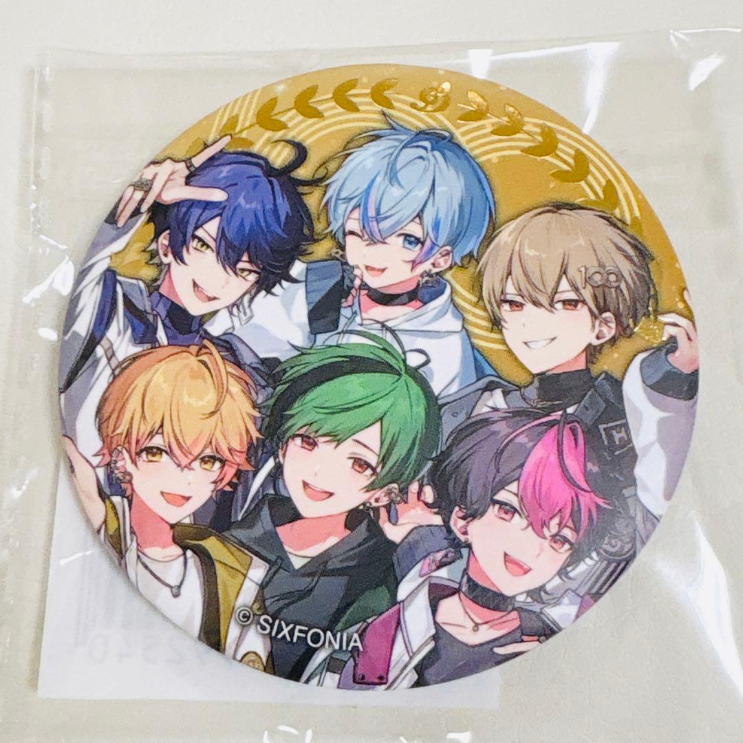 SIXFONIA シクフォニ 100万人記念 記念缶バッジ - メルカリ