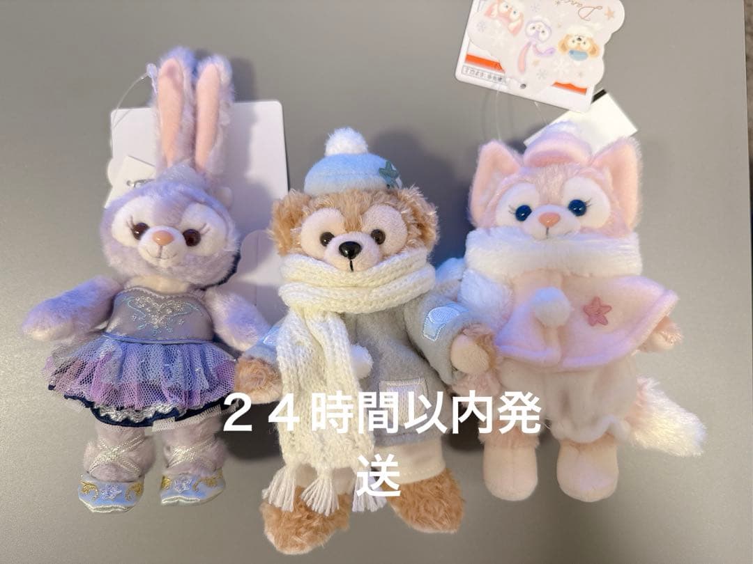 東京ディズニーシーダンシングスノーフレークスぬいぐるみバッジ3体セット