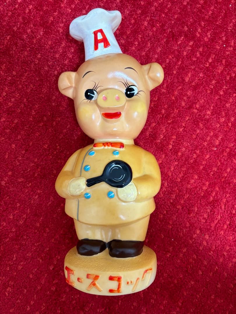 エースコック こぶた ソフビ人形