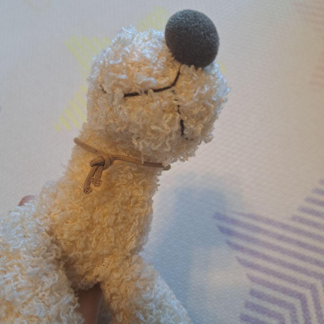 Country Heart Story クリーム色 犬のぬいぐるみ イヌ　白