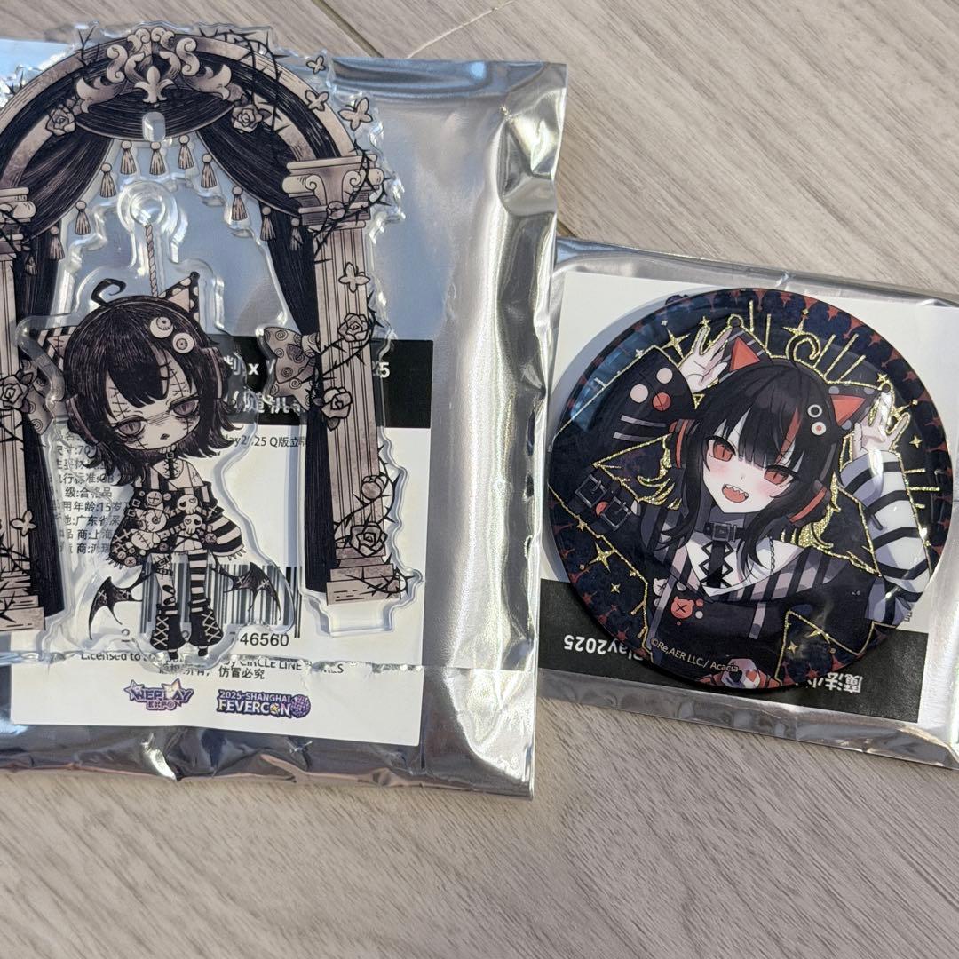 魔法少女の魔女裁判 WePlay 沢渡ココ 缶バッジ アクリルスタンド