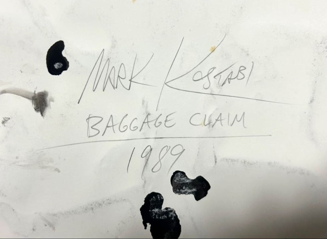 貴重一点物マークコスタビ MARK KOSTABI 直筆デッサン1989②