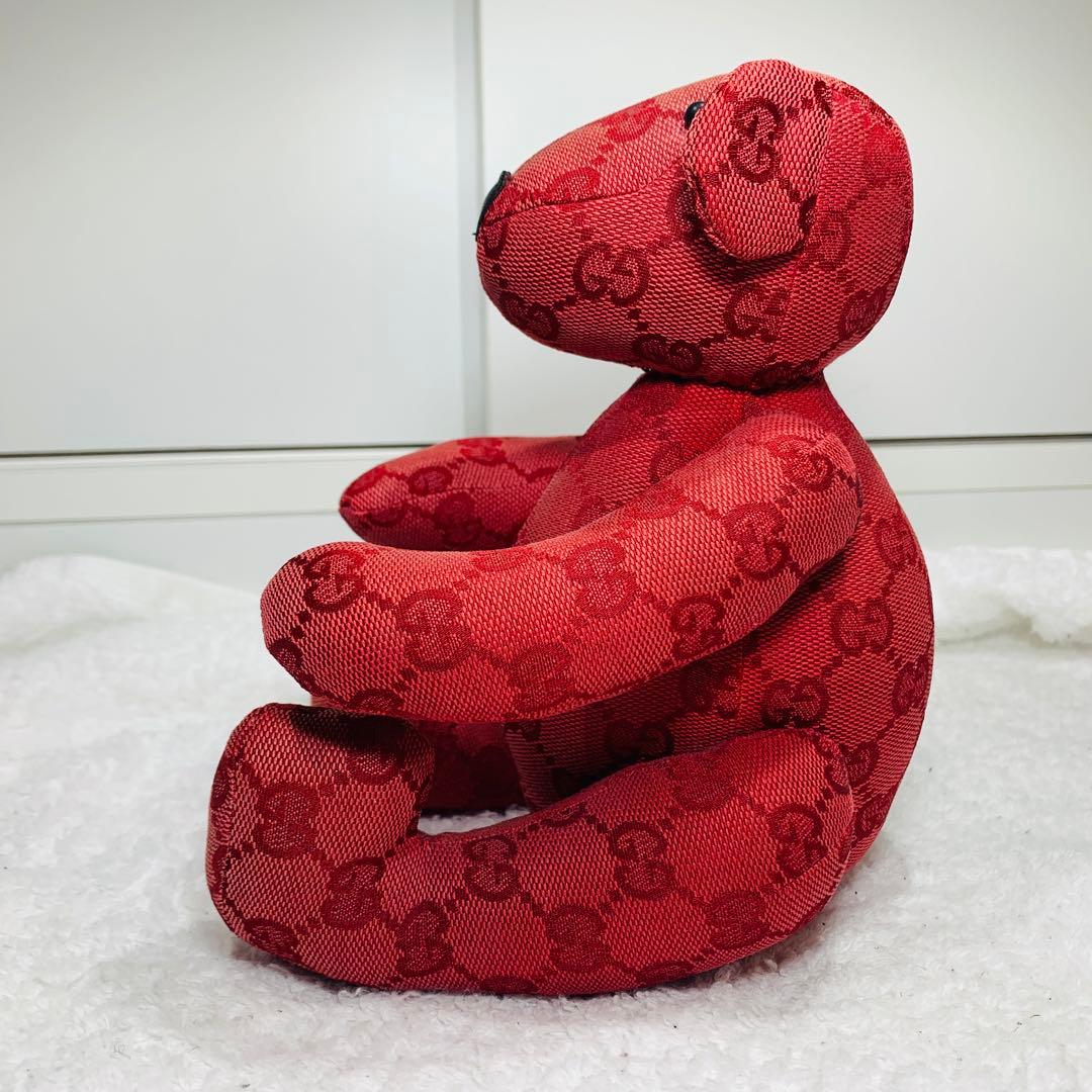 ⭐️グッチ　GUCCI　テディベア　GGブランドロゴ総柄　キャンバス