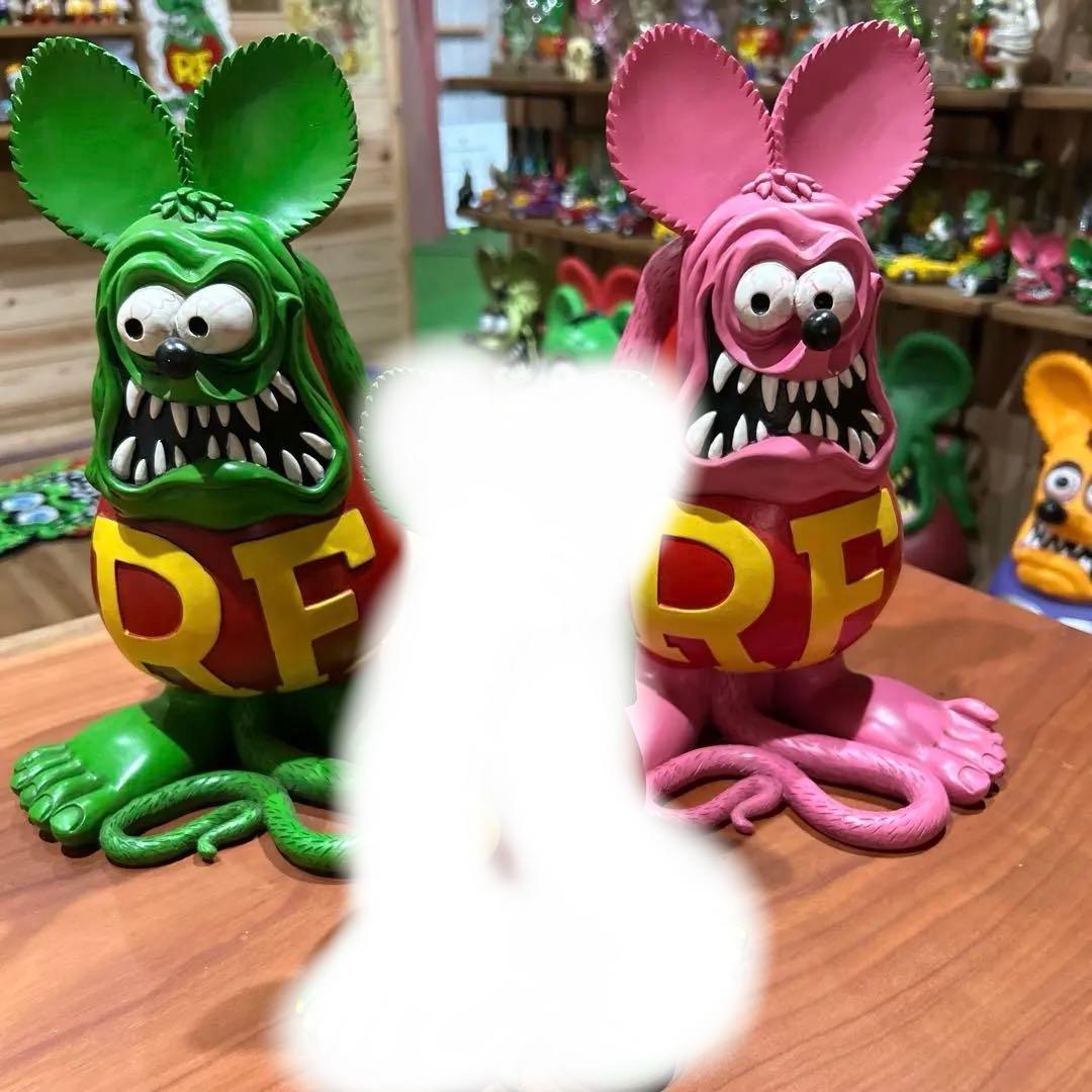 1998年製 日本製 ラットフィンク Rat Fink フィギュア 2個セット 1998