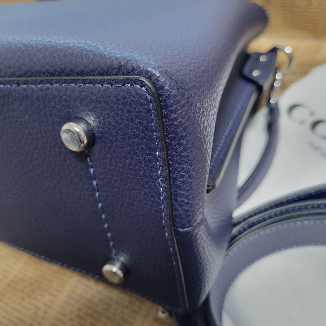 本日まで★最終値下げ【訳あり新品】コーチ★COACH ウィロウ バッグ　ネイビー