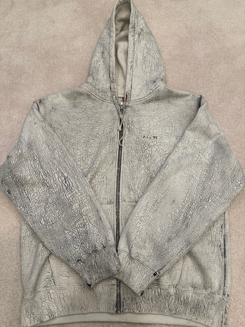 トップス Supreme Crackle Zip Up Hooded Sweatshirt