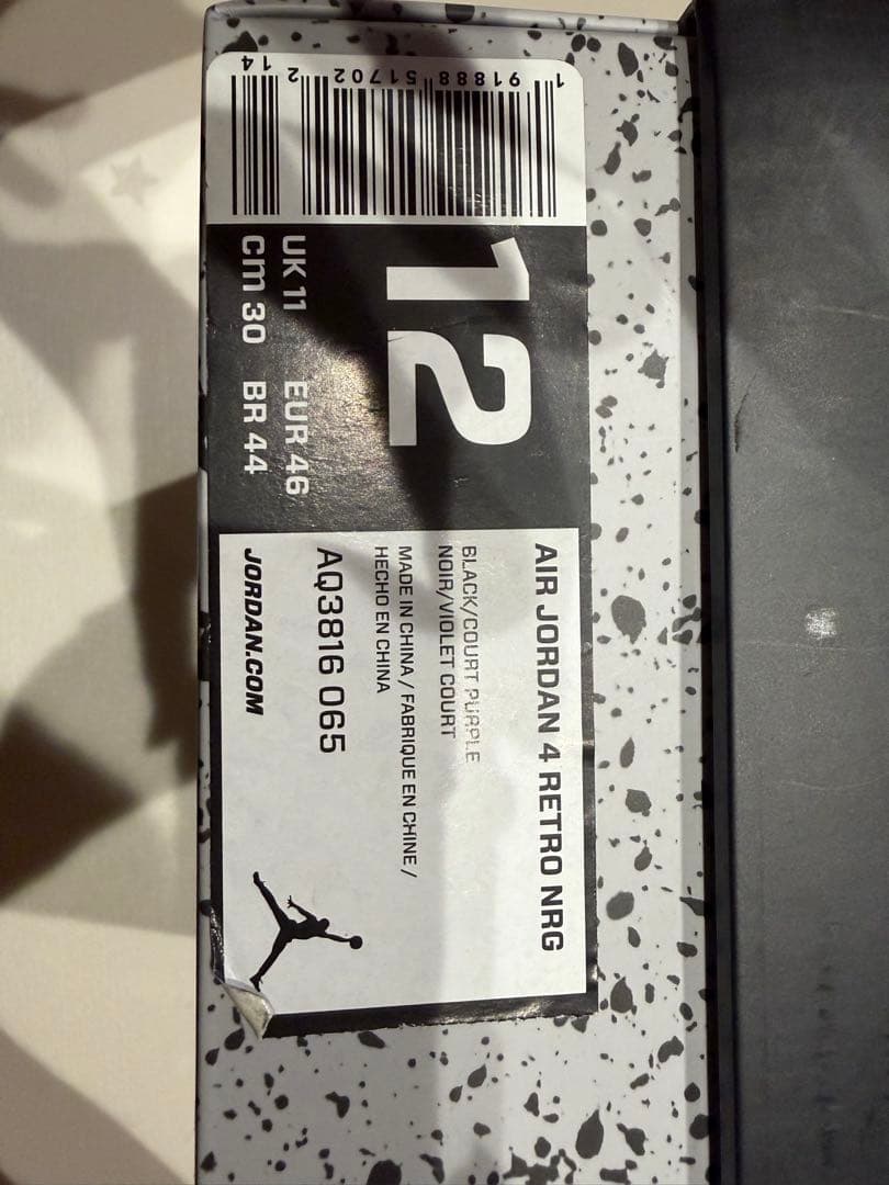 Raptorsセット Jordan 4 30cm& Tシャツ 2XL