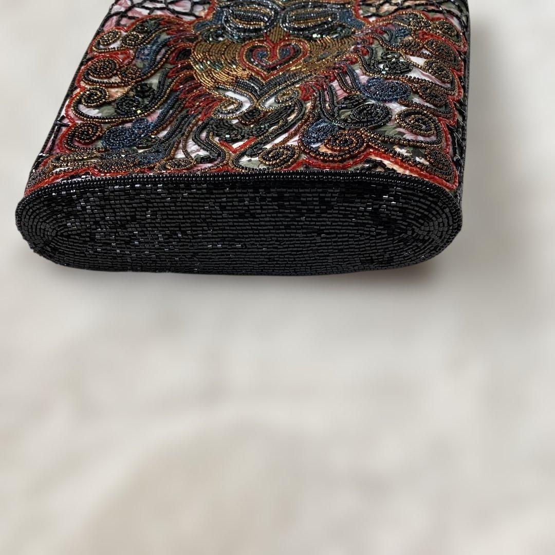 香鳥屋 ビーズバッグ パーティバッグ 和装バッグ 結婚式 ドレス