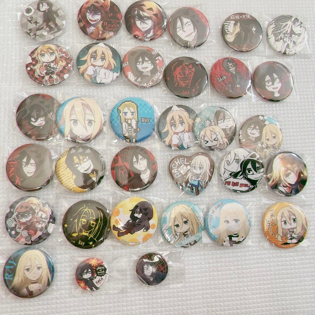 殺戮の天使 缶バッジ ザック レイチェル グッズ-バッチ】殺戮の天使 ザック 場面写缶バッジ3個セット | アニメイト
