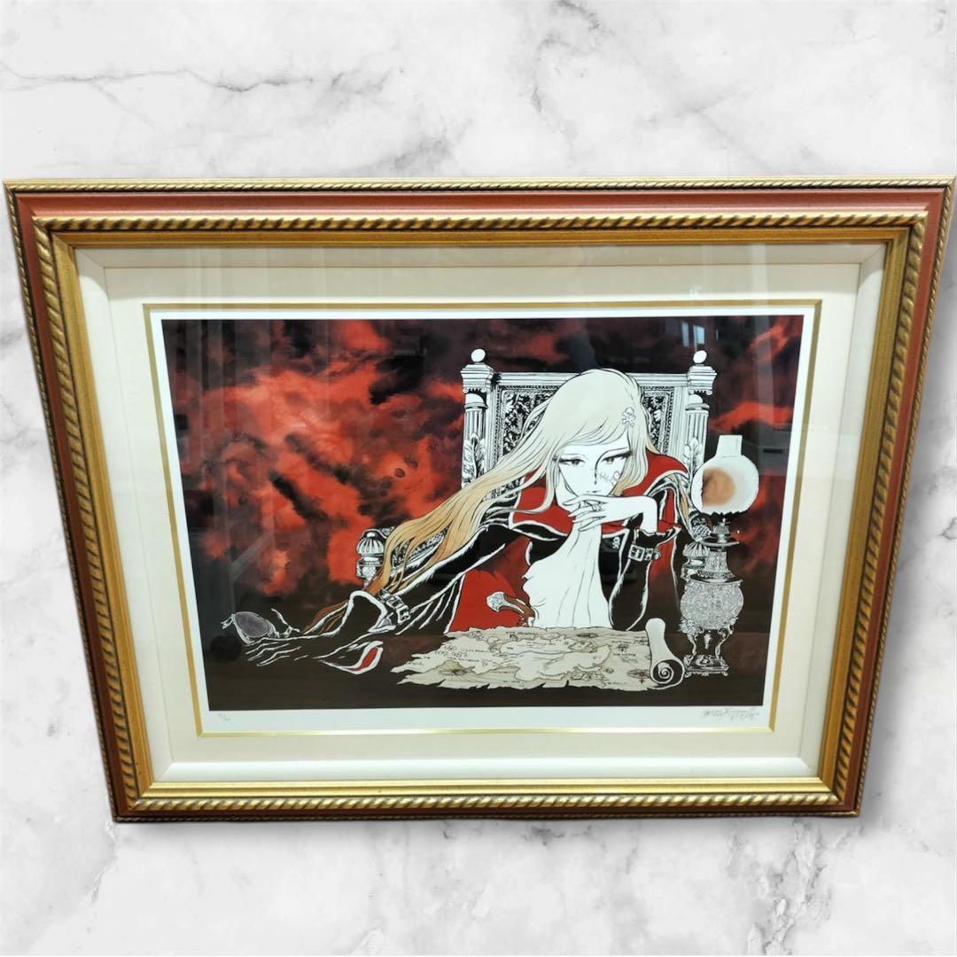 証明書付 銀河鉄道999 松本零士 シルクスクリーン 永遠の夢 メーテル