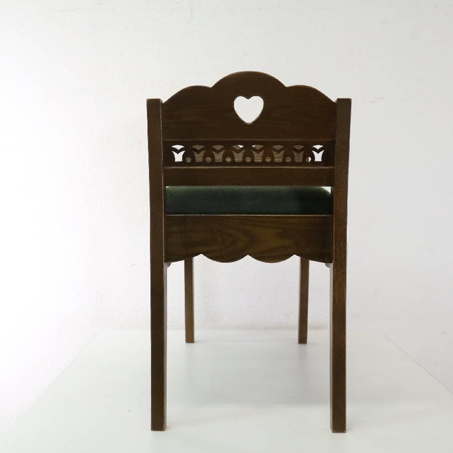 パリの雑貨屋 F-174 エントランススツール 木彫りレース アンティーク調