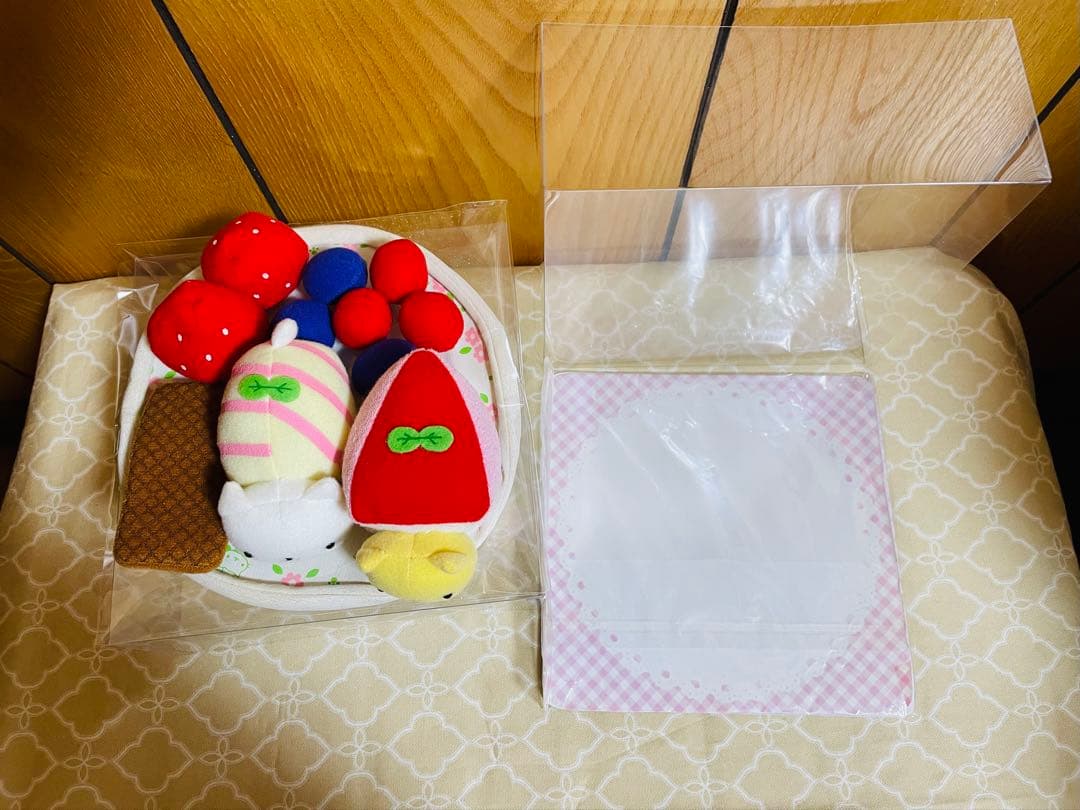 にゃんにゃんにゃんこ 組み立てにゃんこ デザートプレート(ベリー)