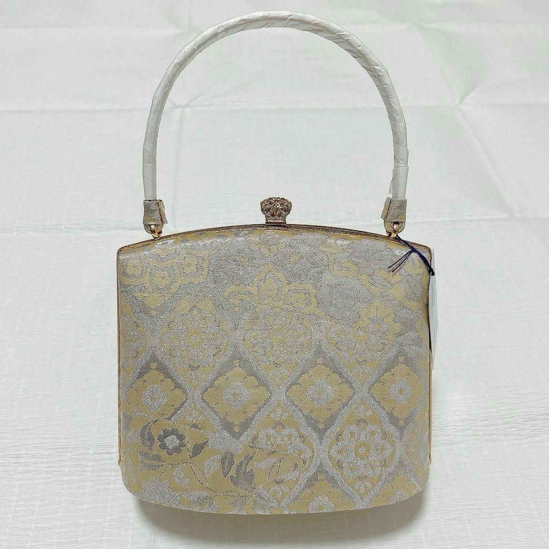 神田胡蝶　和装バッグ　草履　セット　フォーマル　金銀　礼装　未使用品