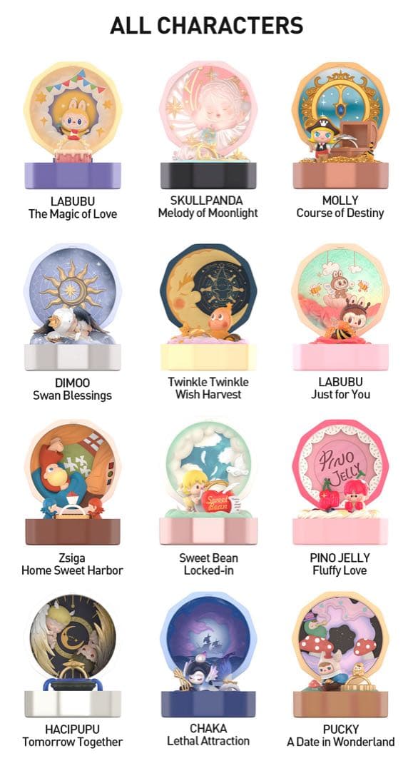 POP MART Romantic Ring Box 12デザインセット