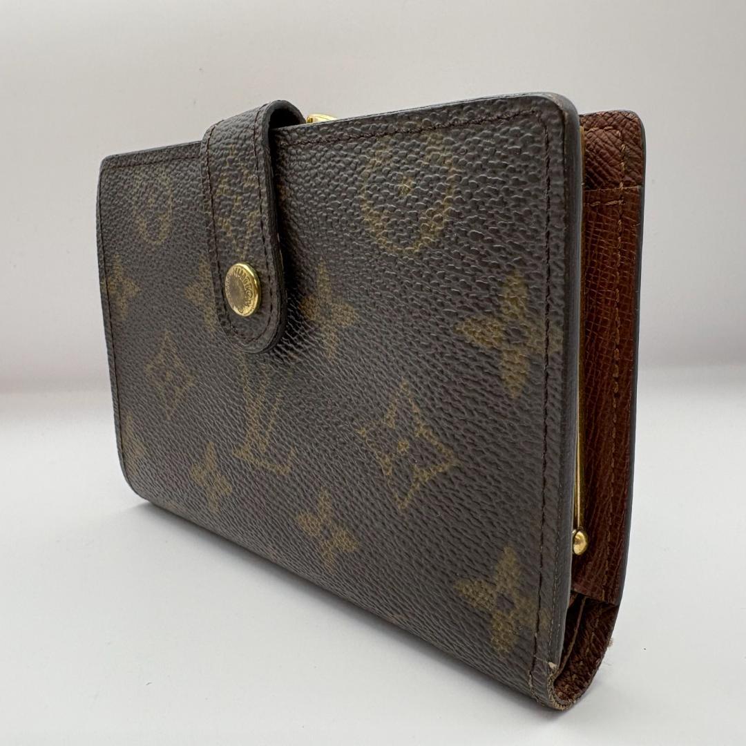 美品》ルイヴィトン ポルト モネ ヴィエノワ モノグラム がま口 折り
