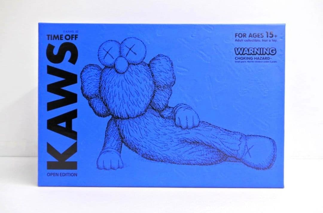 【新品】KAWS time off blue medicom toy カウズ