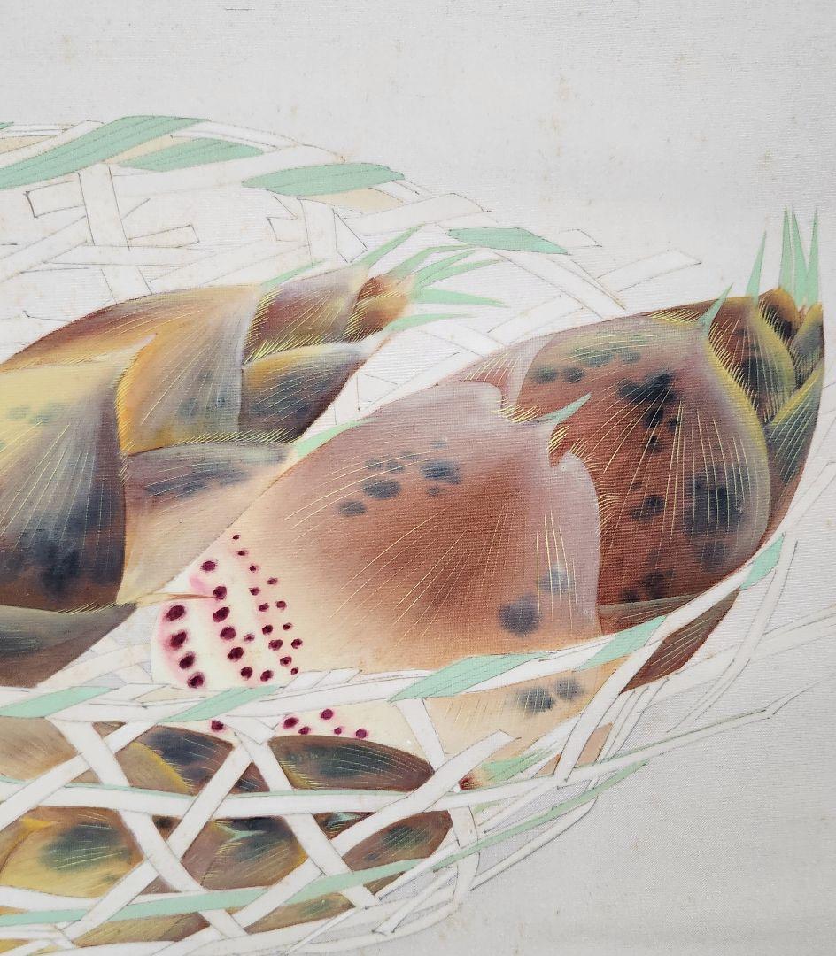 京の筍図】今中素友 2637 タケノコ 共箱 掛け軸 肉筆 - メルカリ