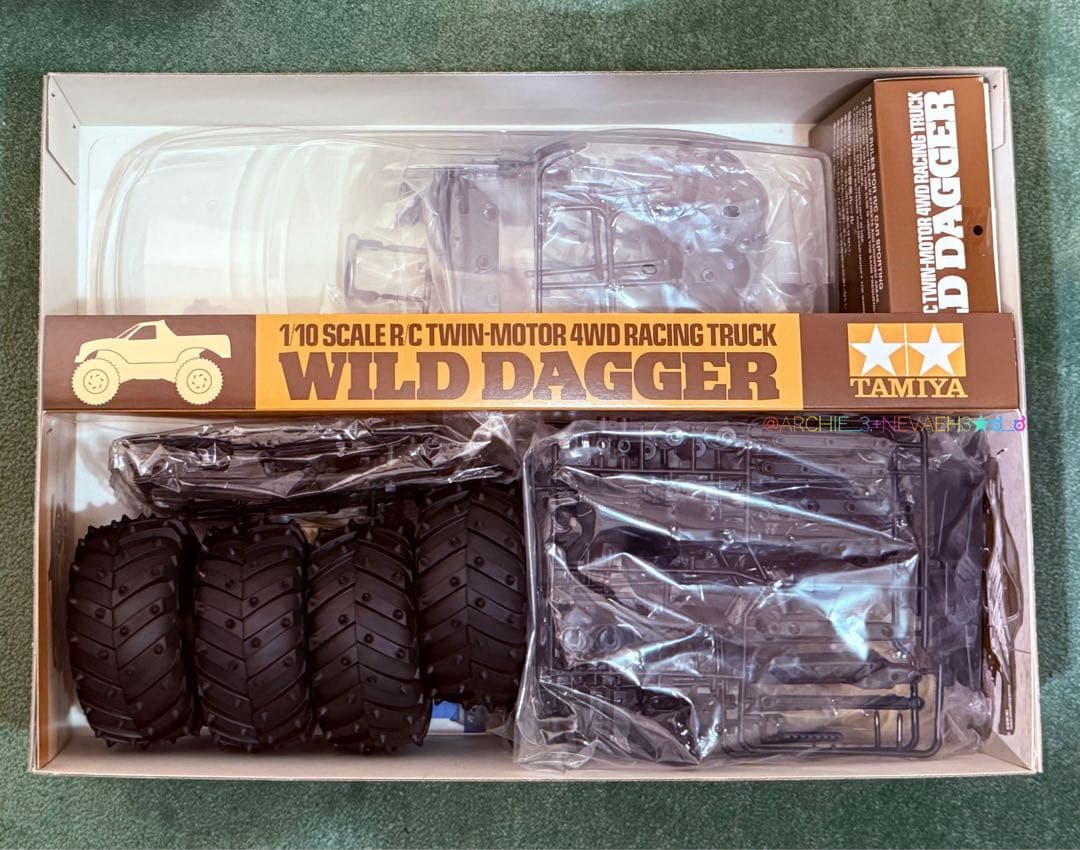 未組み立て】タミヤ☆WILD DAGGER・ワイルドダカー 1/10スケール