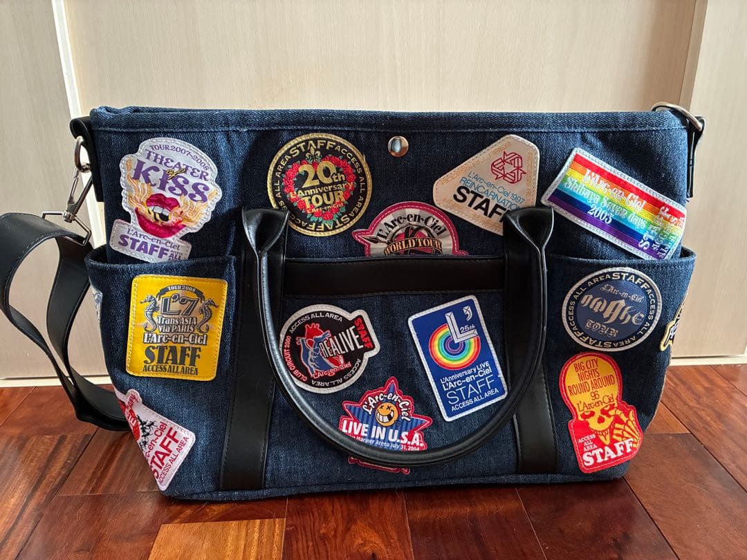 L'Arc～en～Ciel ラルク 25周年記念 デニム パスバッグ