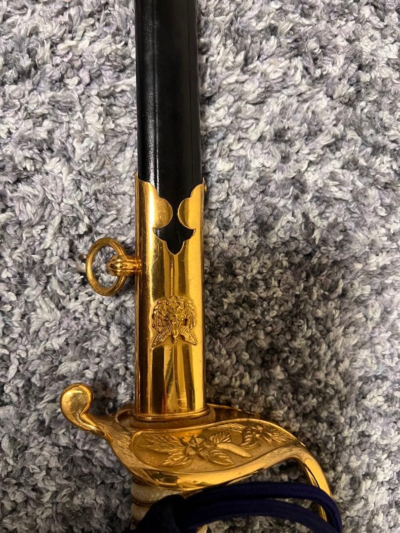 第二次世界大戦以前の自衛隊 指揮刀 サーベル 軍刀 日本刀 全長約90cm