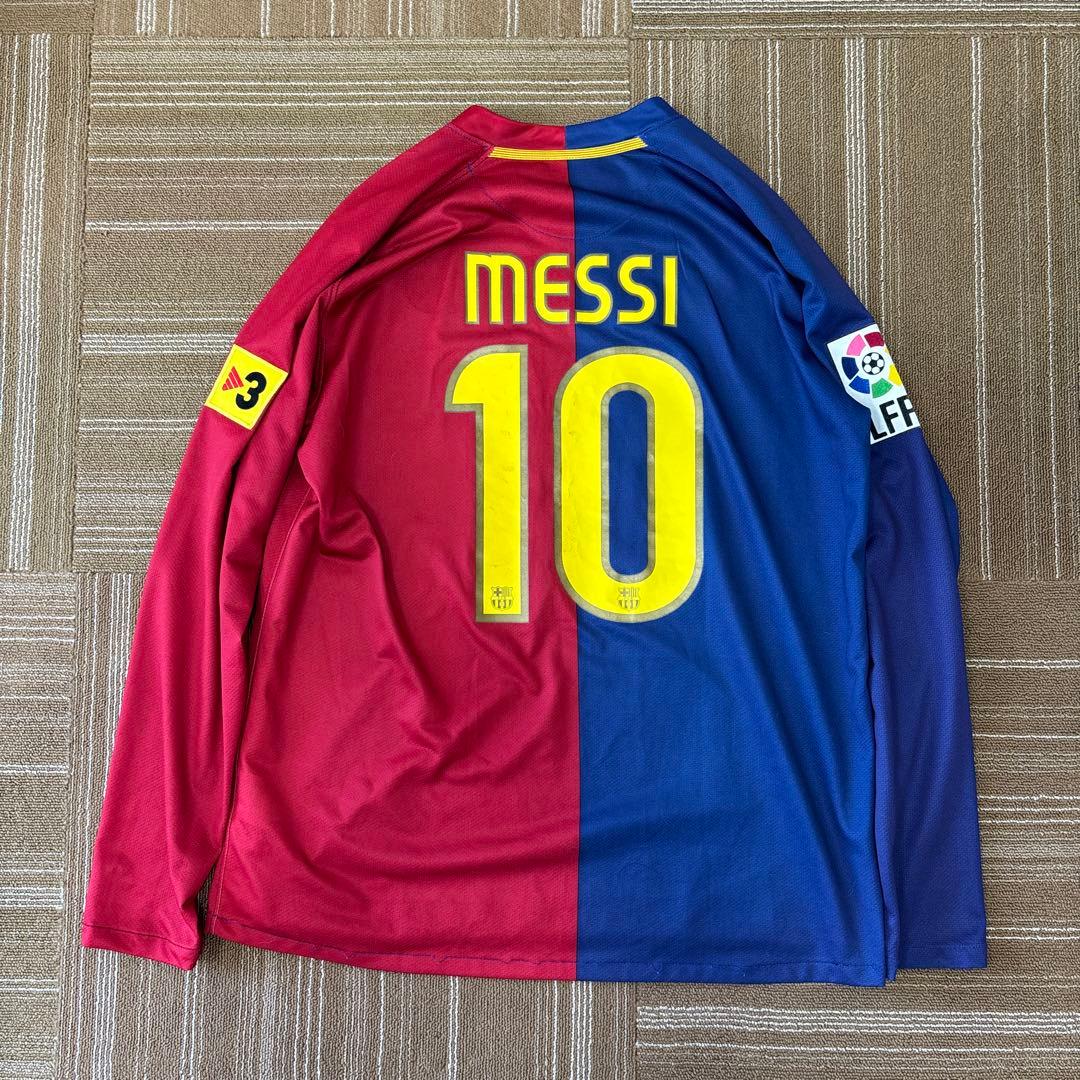 バルセロナ ゲームシャツ 08-09 メッシ 長袖
