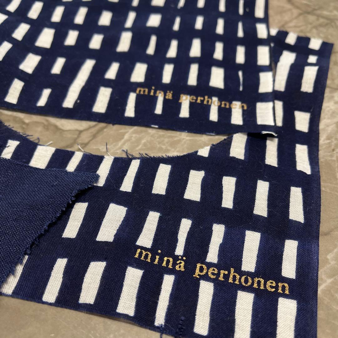ミナペルホネン*ハギレセット♪（手ぬぐいミナペルホネンロゴ2点、含む