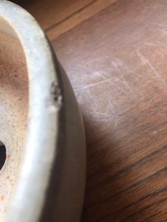 盆栽鉢 超時代希少白泥美しい白い釉薬詳細不明支那鉢和鉢