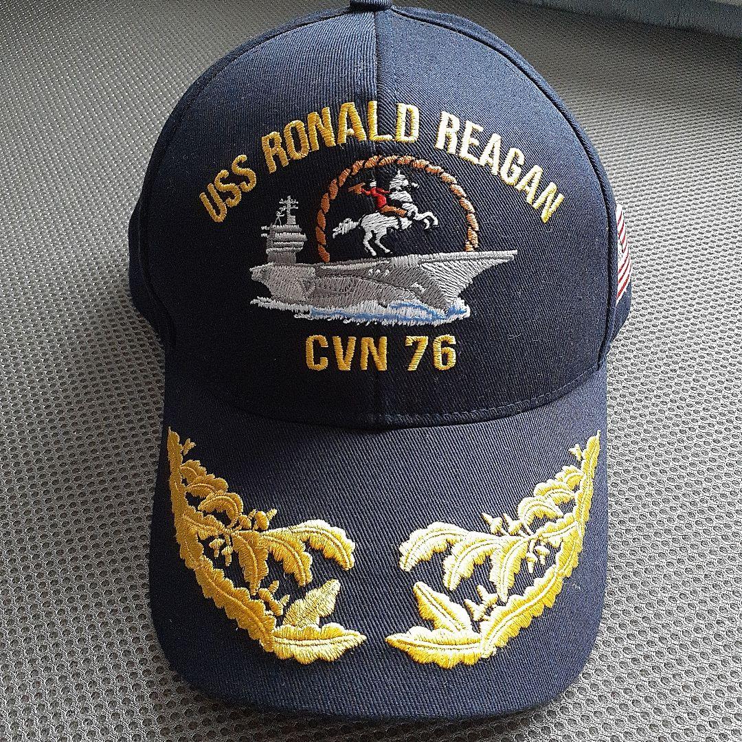 USS RONALD REAGAN CVN 76 ミリタリーキャップ