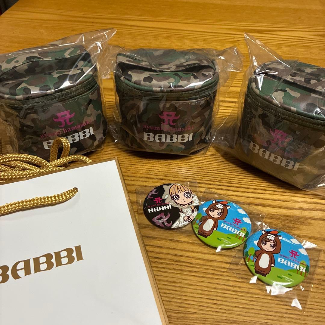 浜崎あゆみ カウントダウン BABBIコラボポーチ 3個セット - メルカリ