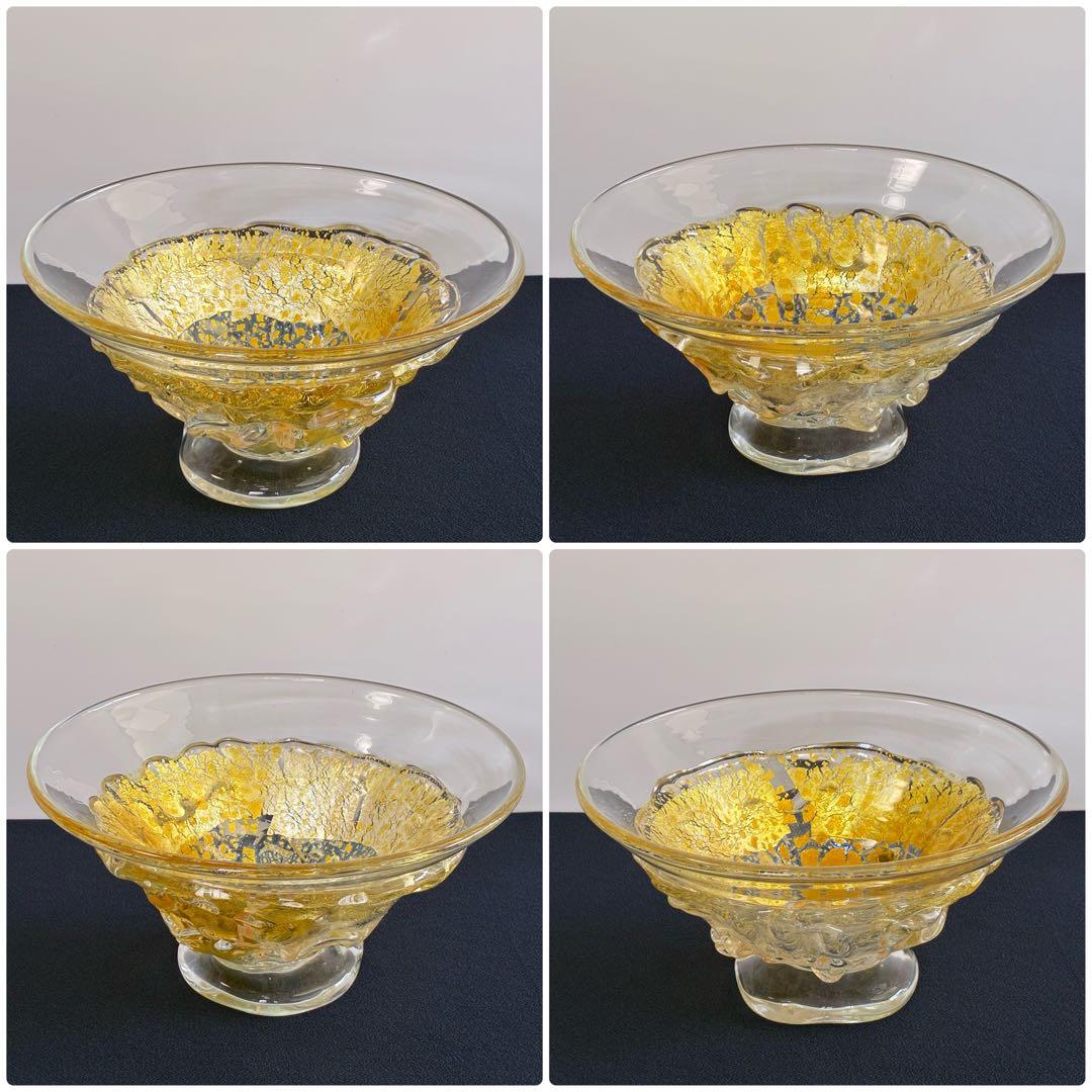 【宙吹きガラス/壱谷 旭・作】大鉢《光華》共箱付き