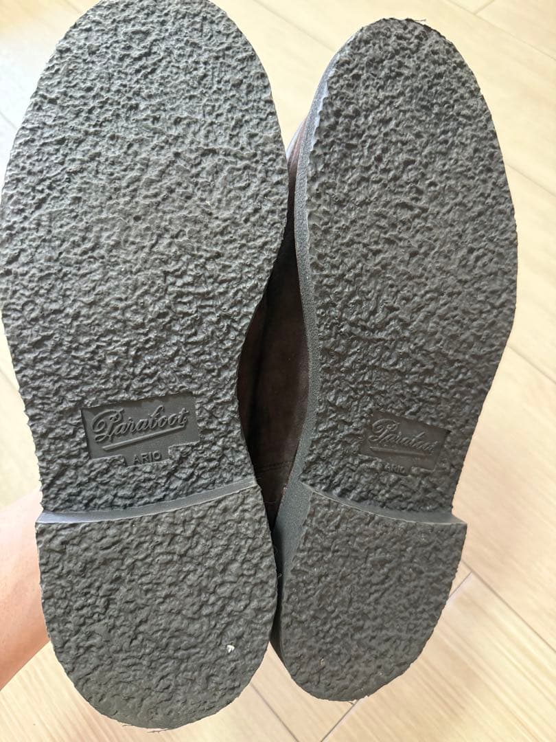 Sunspel x Paraboot スエードミカエルシューズ