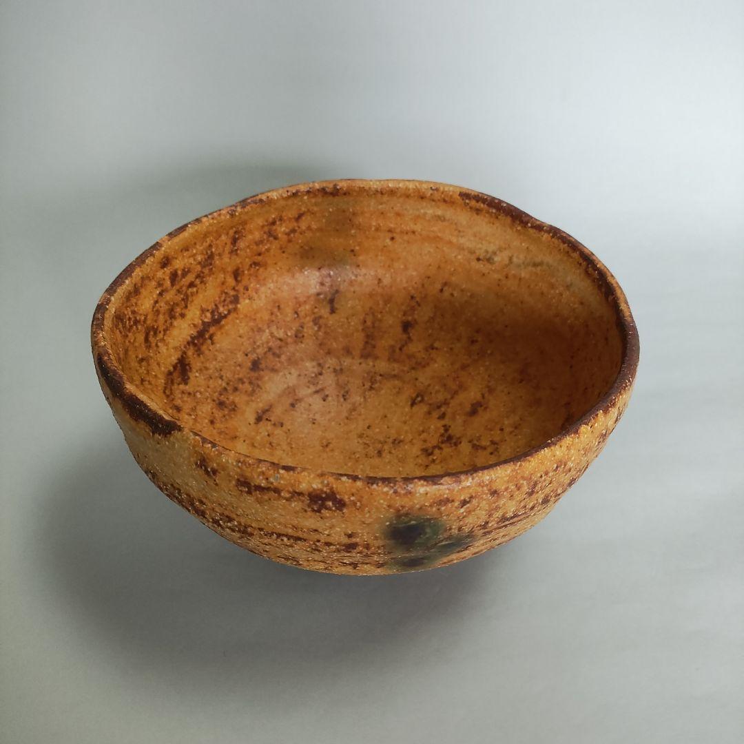 酎磨(浜田純理） 黄瀬戸山柿茶碗 桃山陶