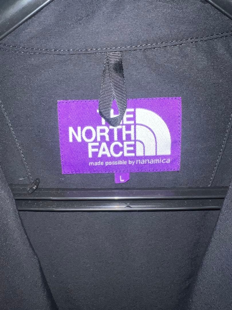 ノースフェイス　パープルレーベル　マウンテンウィンド　コーチジャケット　ブラック