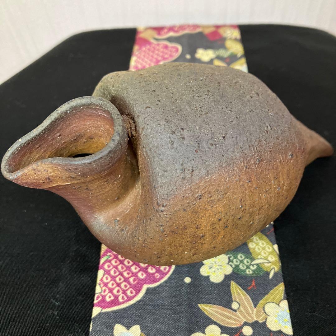 鴨徳利 アンティーク 骨董品 一輪挿し 酒器