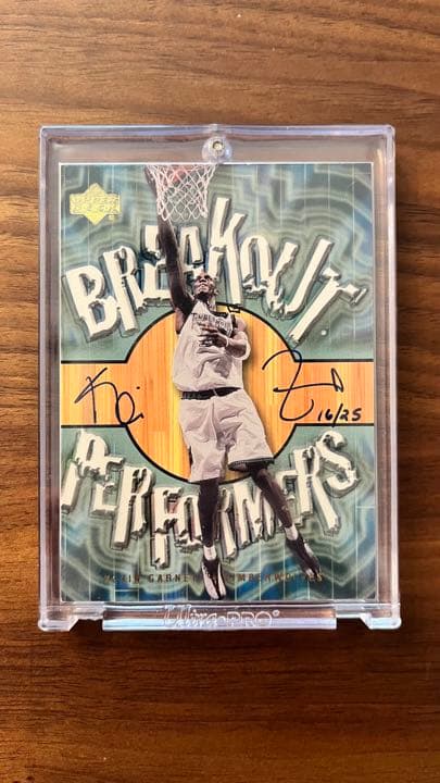 ケビンガーネット サインカード ケビンガーネット 直筆サイン カード