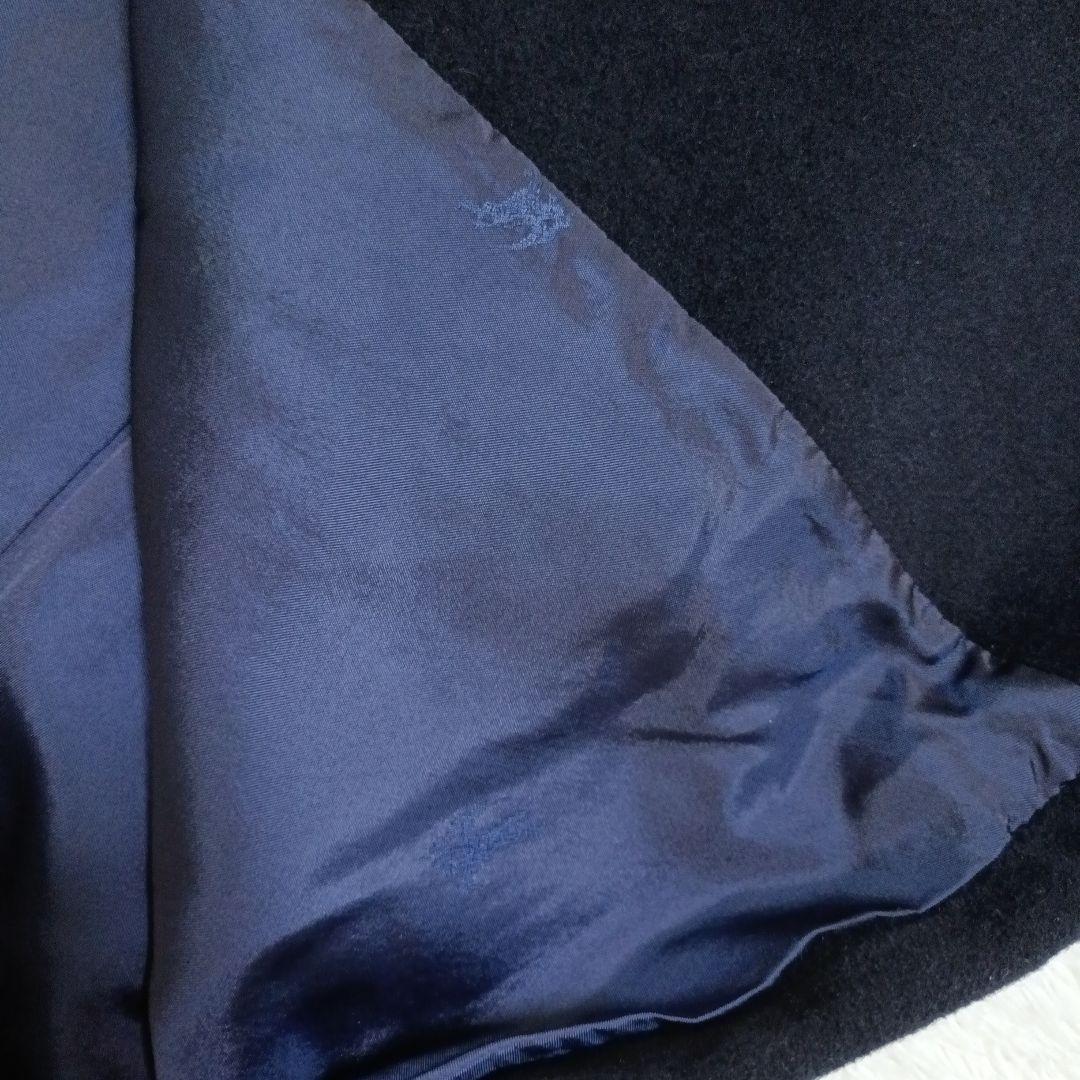 極美品✨️BURBERRY バーバリー チェスターコート アンゴラ 紺 S〜M