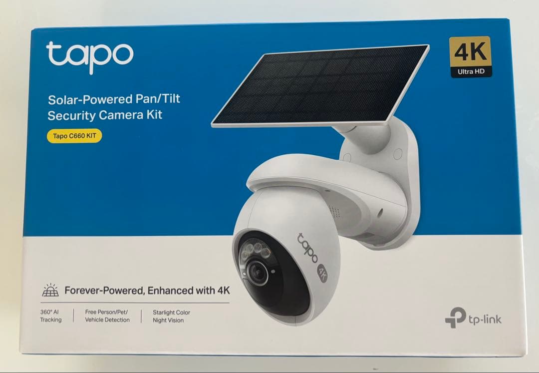 Tapo C660 Kit ソーラー防犯カメラ Tapo C660 KIT | Solar-Powered Pan/Tilt Security Camera Kit | TP-Link